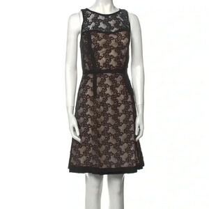 Marc by Marc Jacobs lace sheath sleeveless black dress size 4